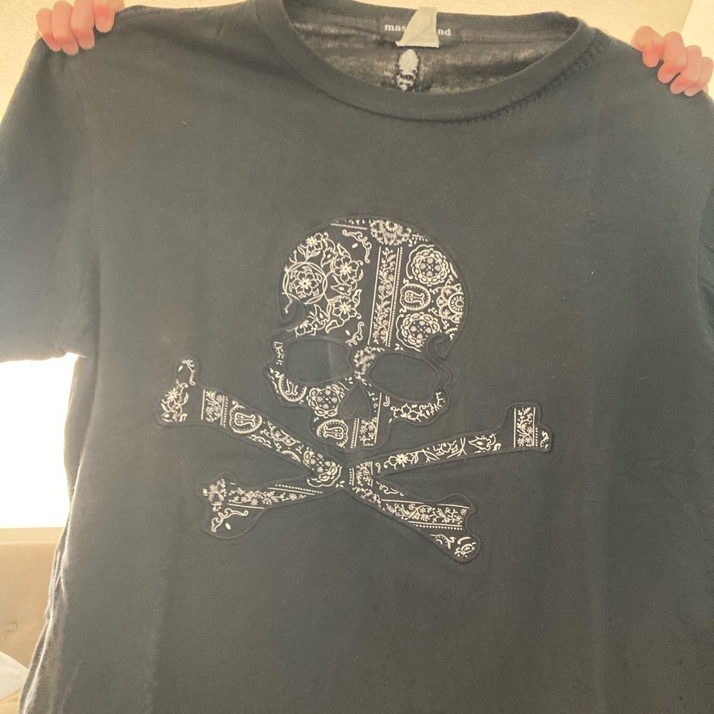 Mastermind “vintage “ t-shirt, Embroidered bandanna